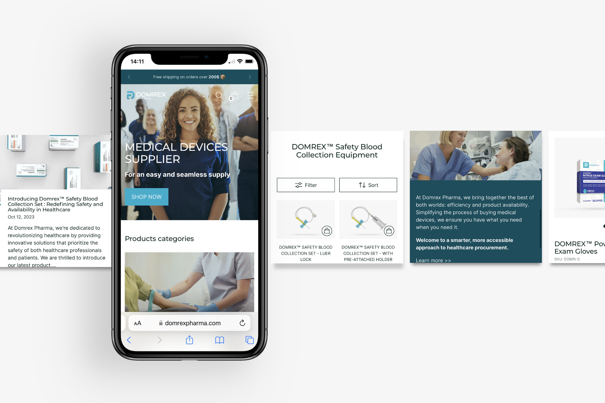 Domrex Pharma | New eCommerce website launch