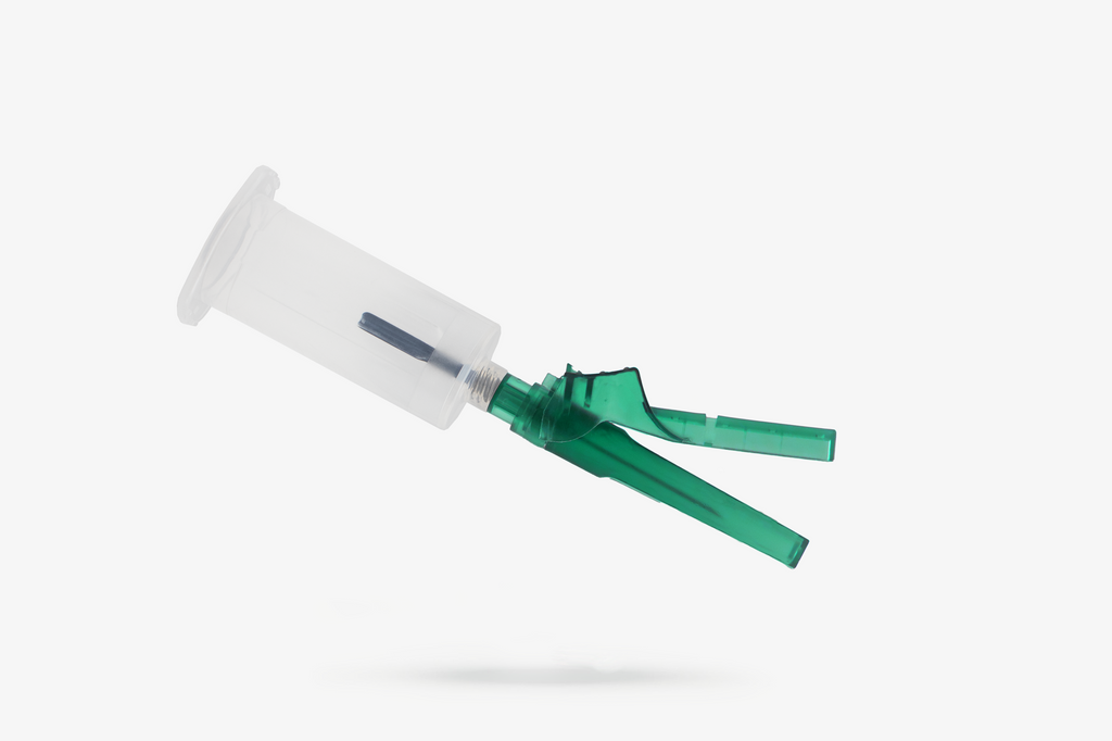 Safety Blood Collection Needle | With holder, secure draw | DOMREX